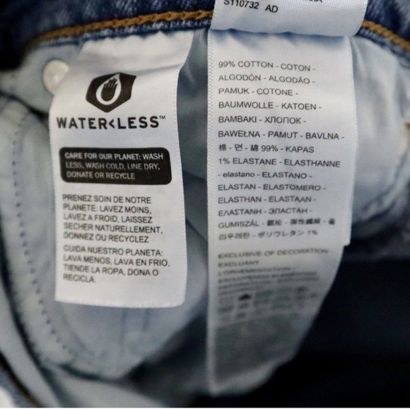 Revolve Levi's Wedgie Icon Fit Button Fly Cropped Jeans Size 28 These Dreams - Picture 2 of 10